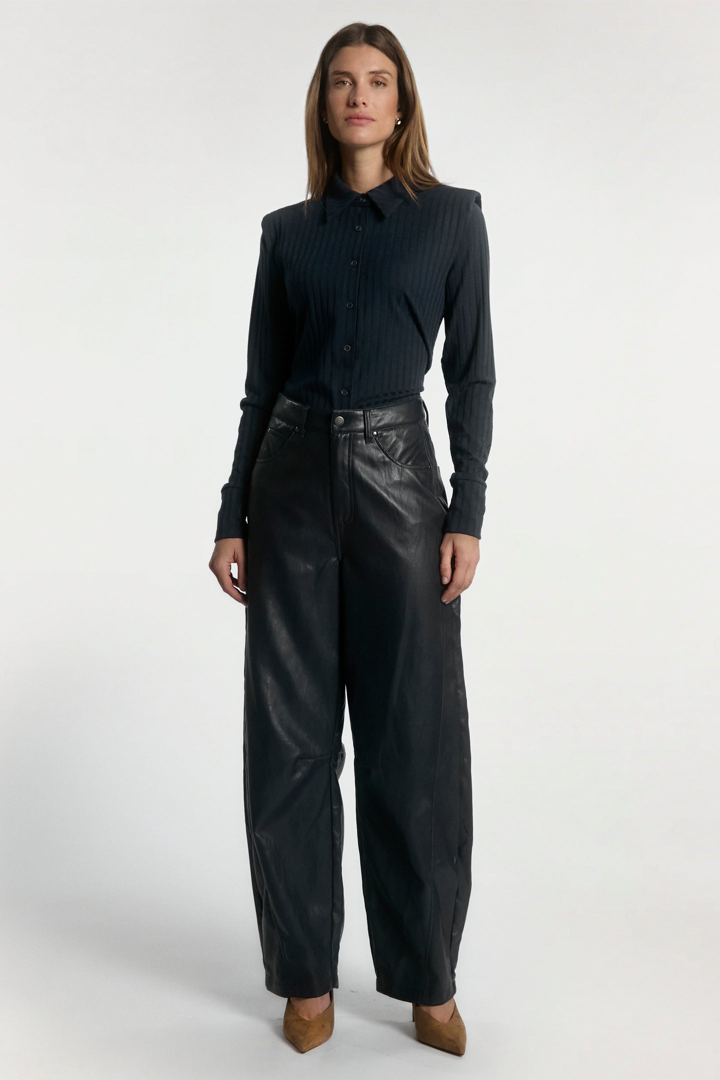 Vigo top donker blauw