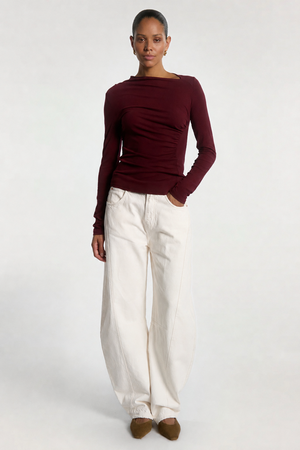 Daley jeans cream