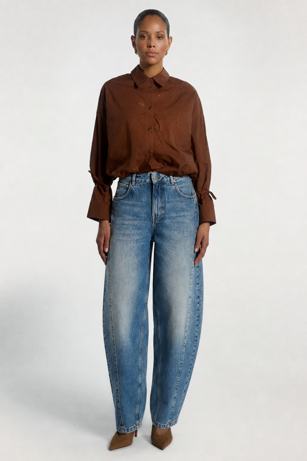 Mikkie blouse bruin