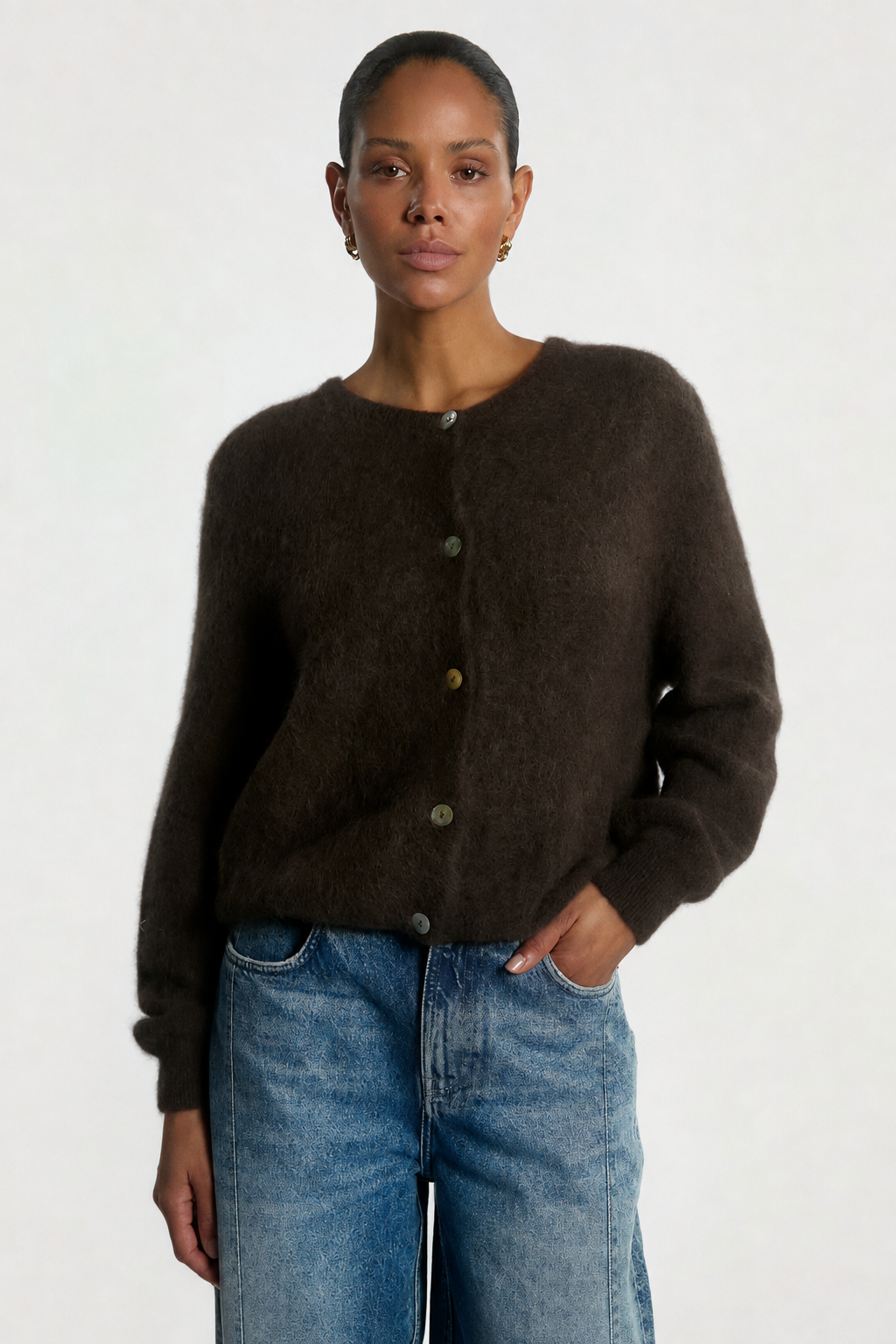 Lorys dark brown vest