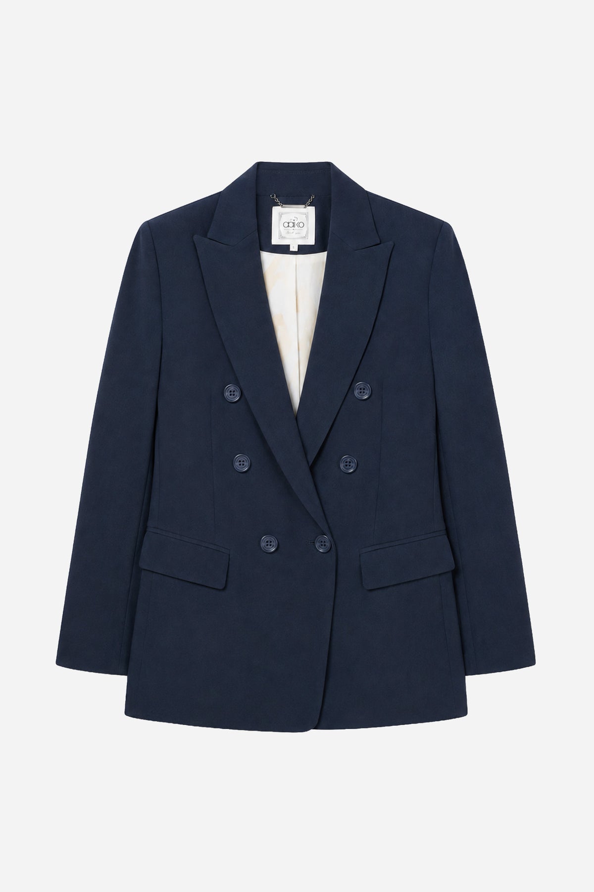 Perize blazer donkerblauw