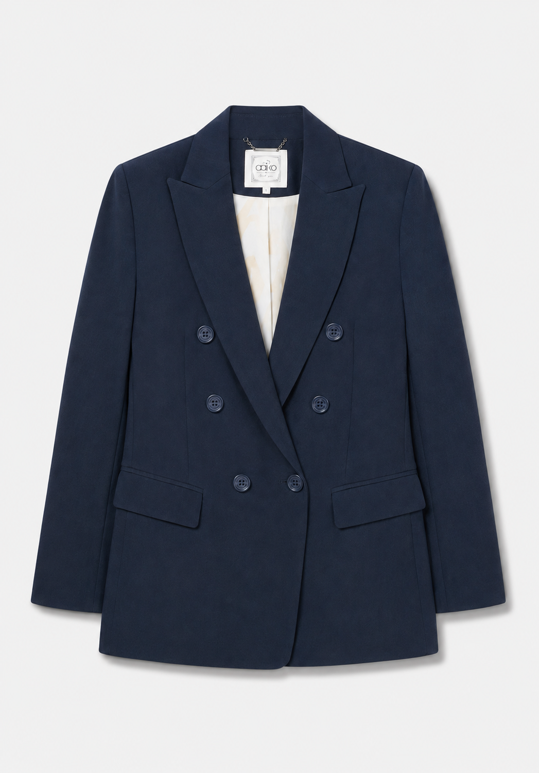 Perize blazer donkerblauw