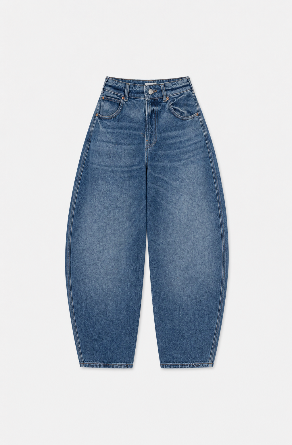Sacha barrel jeans blauw